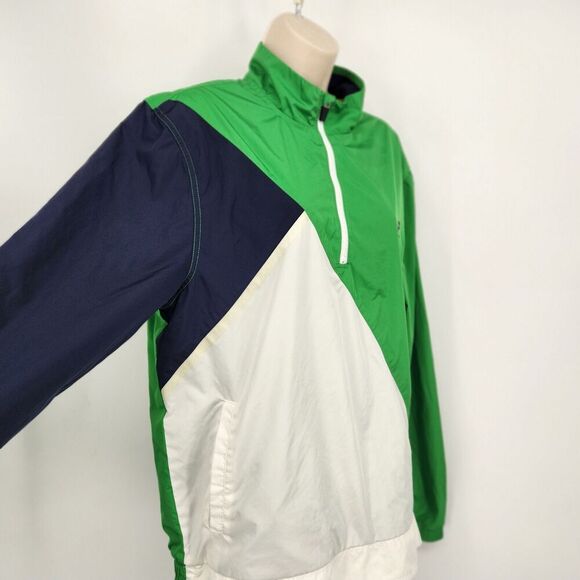 Fila Pullover Windbreaker Women's Golf Jacket Size Medium Color Block 1/4 Zip - Picture 2 of 10